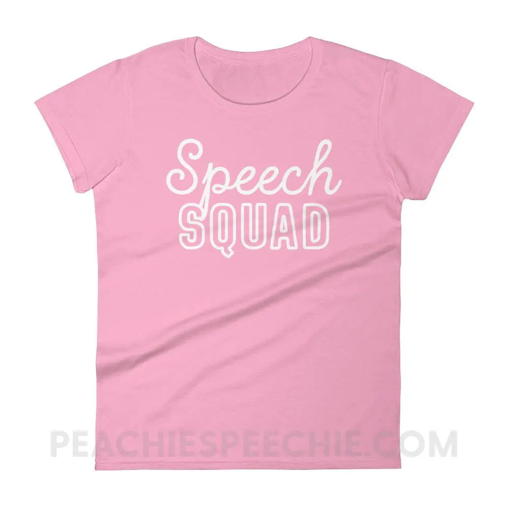 Speech Squad Women’s Trendy Tee - CharityPink / S T-Shirts & Tops peachiespeechie.com