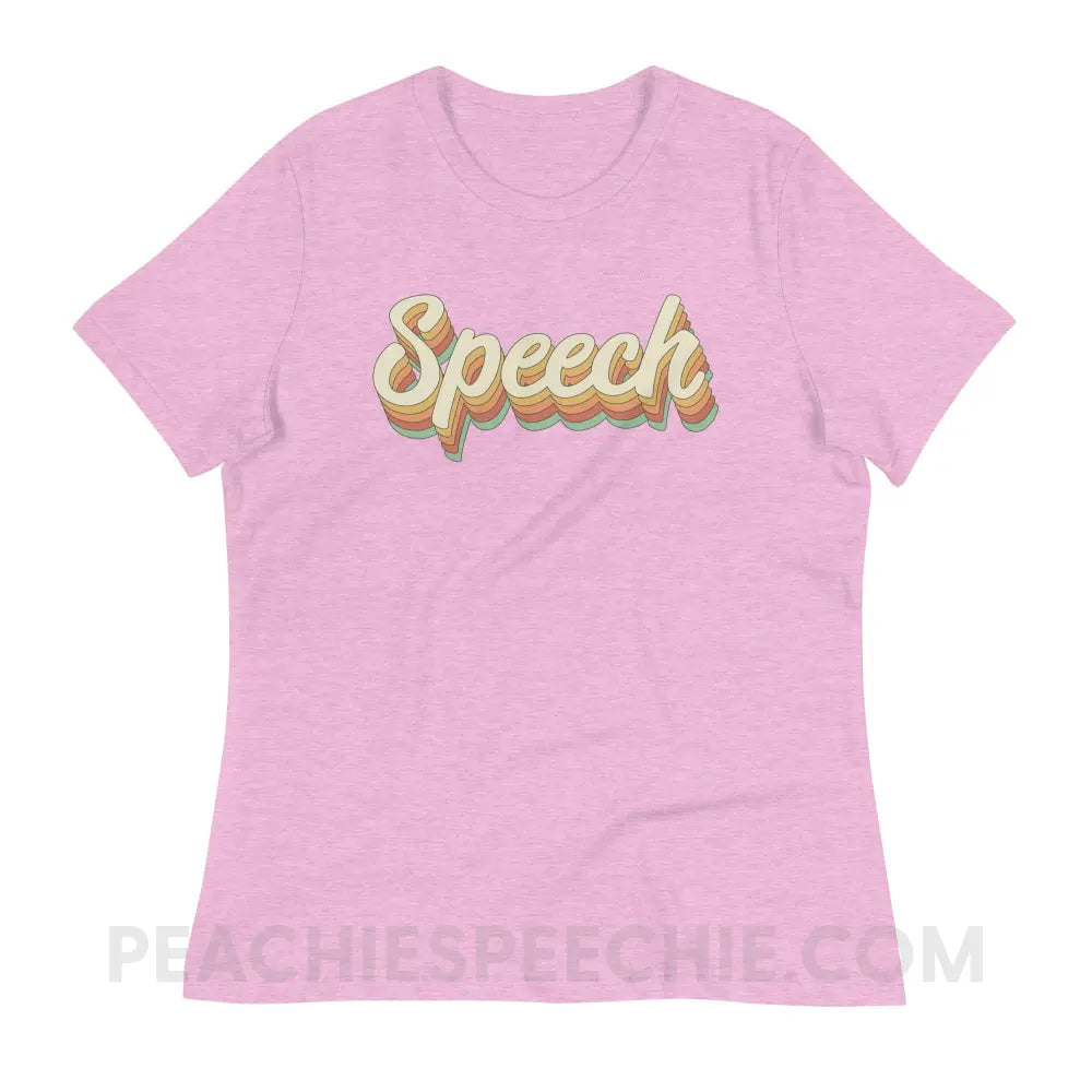 Speech Stack Women’s Relaxed Tee - peachiespeechie.com