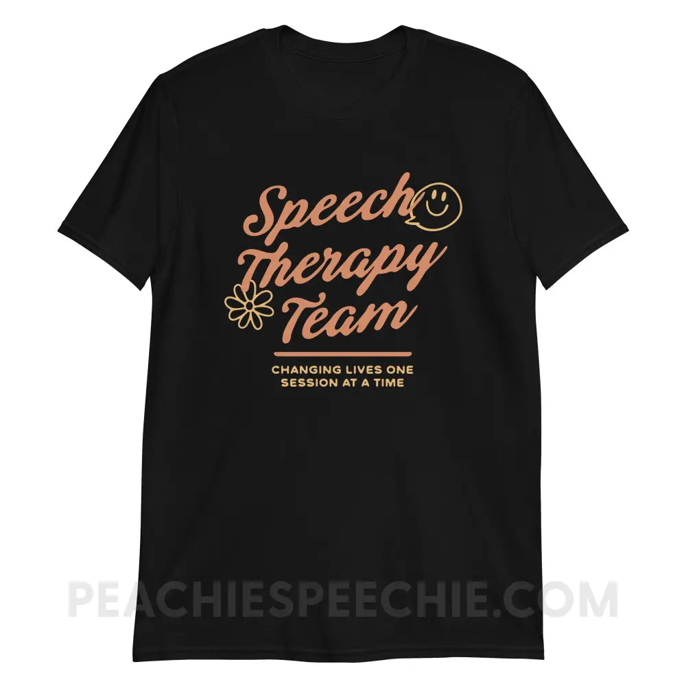 Speech Team Changing Lives Classic Tee - Black / S - peachiespeechie.com