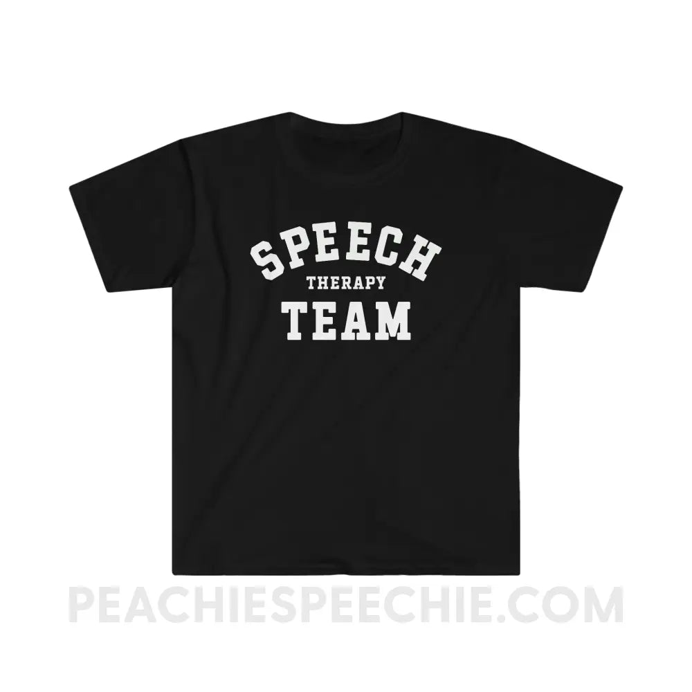 Speech Therapy Team Classic Tee - Black / S - T-Shirt peachiespeechie.com