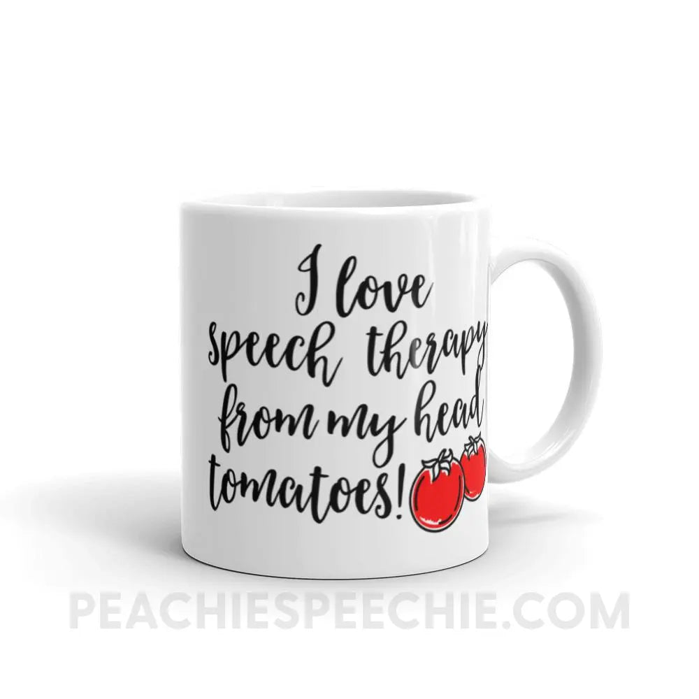 Speech Tomatoes Coffee Mug - 11oz - Mugs peachiespeechie.com