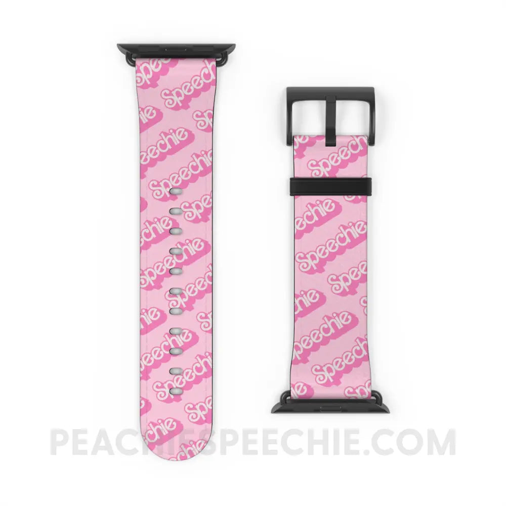 Speechie Doll Apple Watch Band - Black Matte / 42 45 mm Accessories peachiespeechie.com