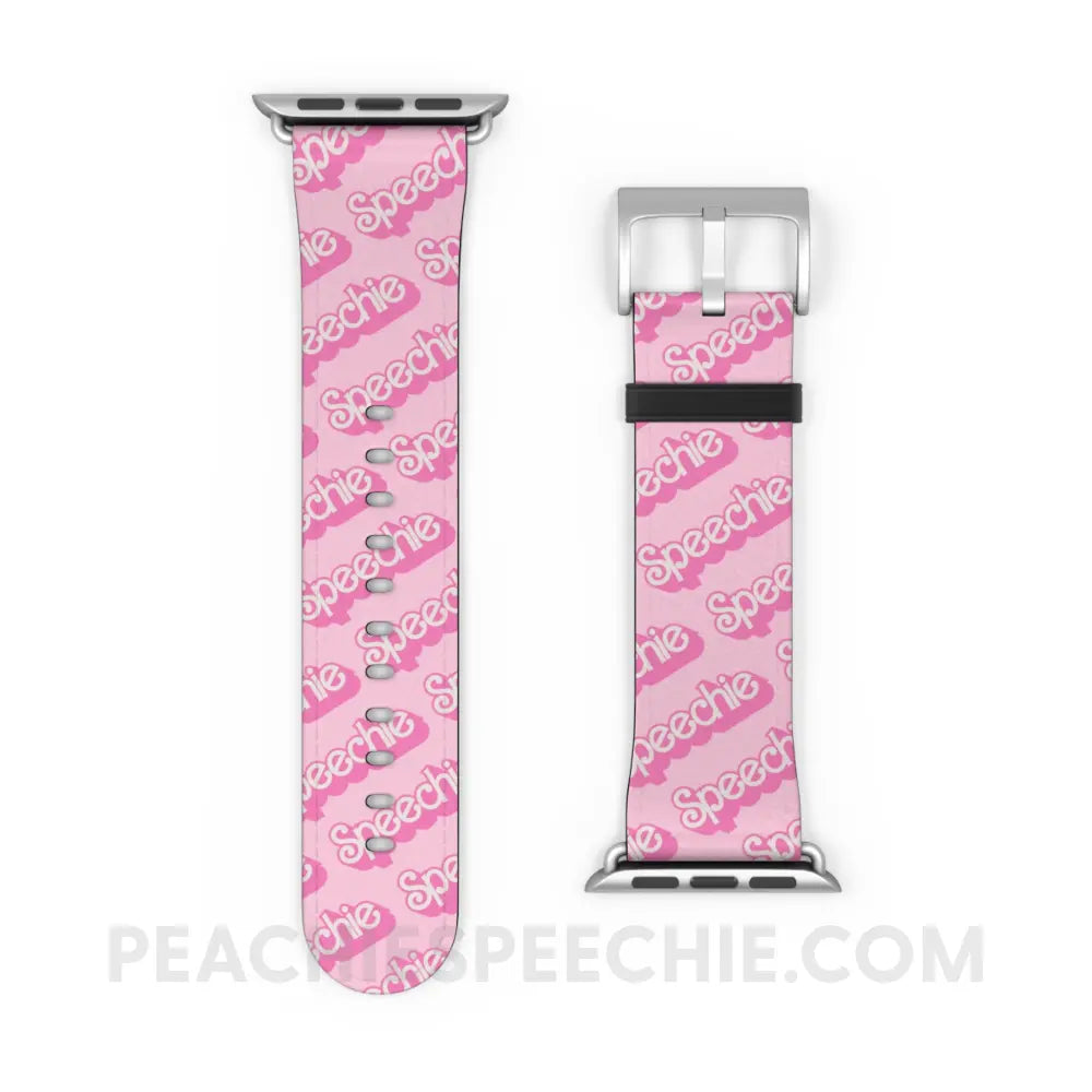 Speechie Doll Apple Watch Band - Silver Matte / 42 45 mm Accessories peachiespeechie.com