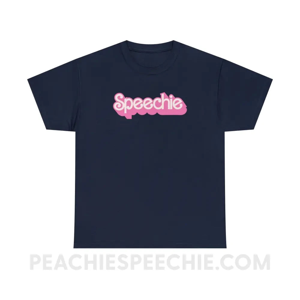 Speechie Doll Basic Tee - Navy / S - T-Shirt peachiespeechie.com