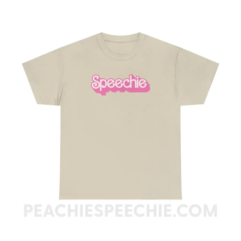 Speechie Doll Basic Tee - Sand / S - T-Shirt peachiespeechie.com