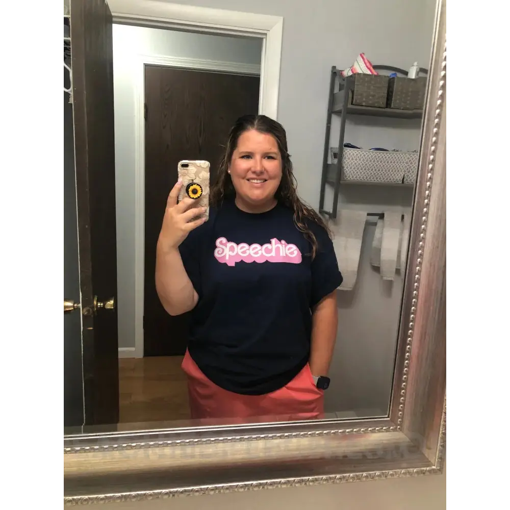 Speechie Doll Basic Tee - T-Shirt peachiespeechie.com