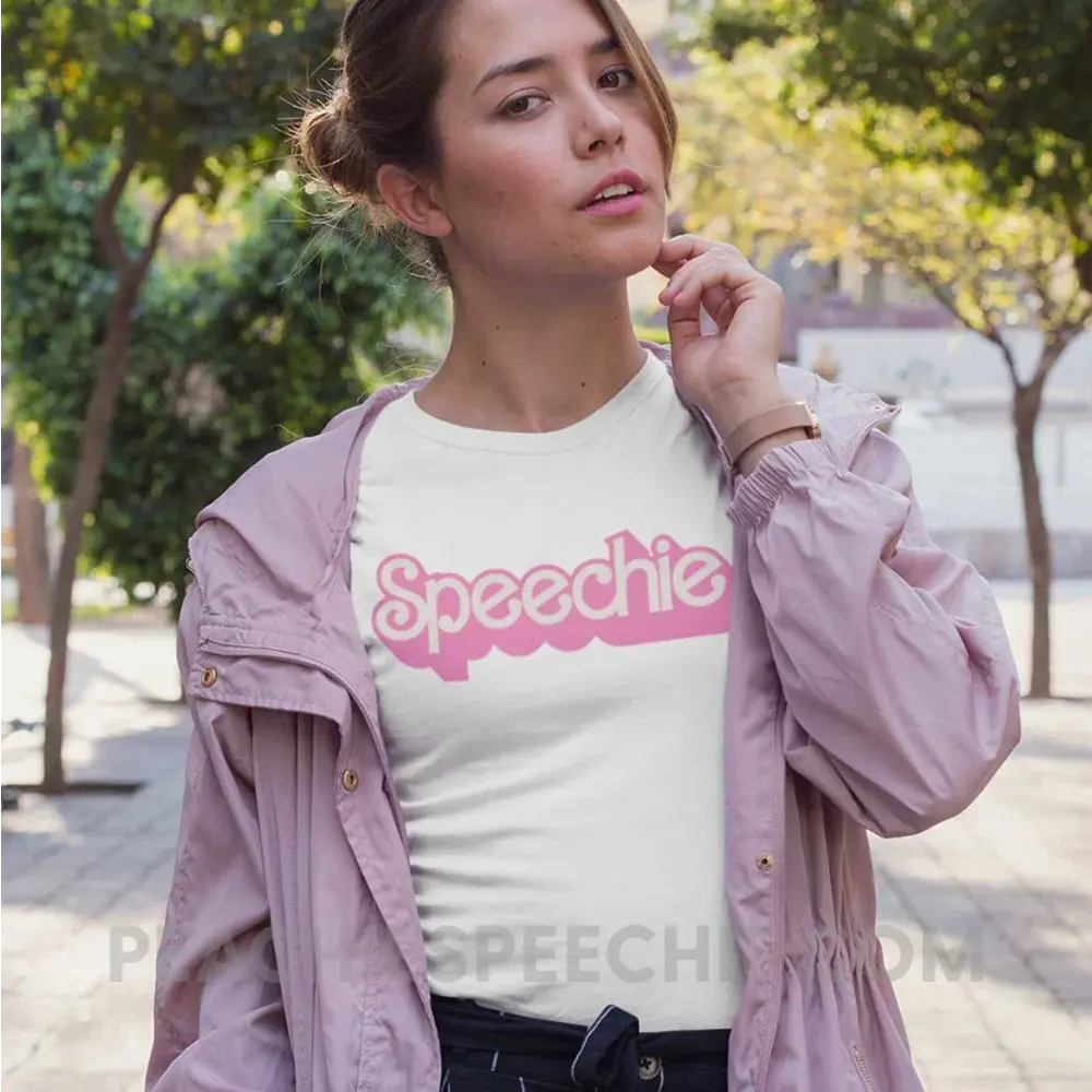 Speechie Doll Basic Tee - T-Shirt peachiespeechie.com