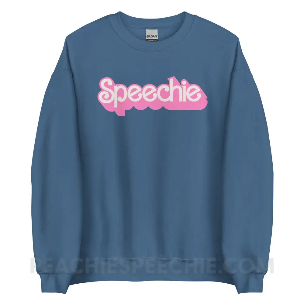 Speechie Doll Classic Sweatshirt - Indigo Blue / S - peachiespeechie.com