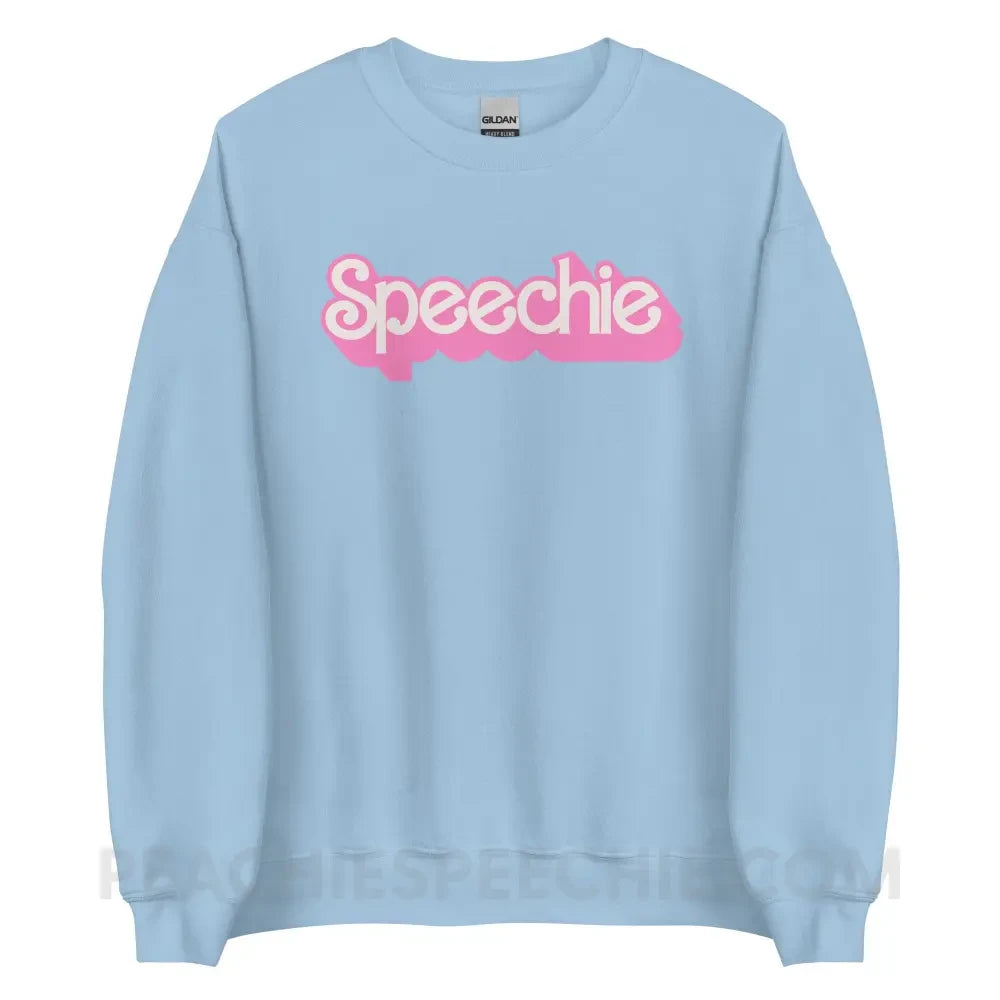 Speechie Doll Classic Sweatshirt - Light Blue / S - peachiespeechie.com