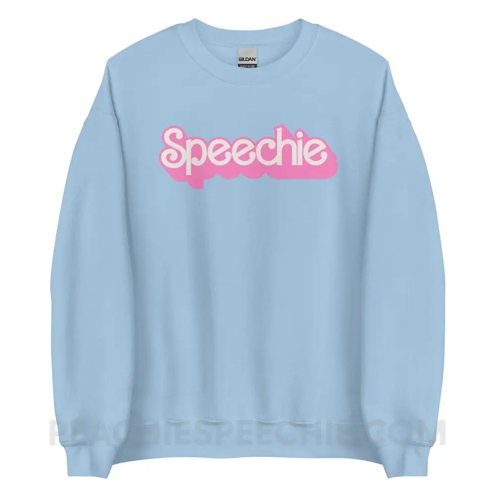 Speechie Doll Classic Sweatshirt - Light Blue / S - peachiespeechie.com