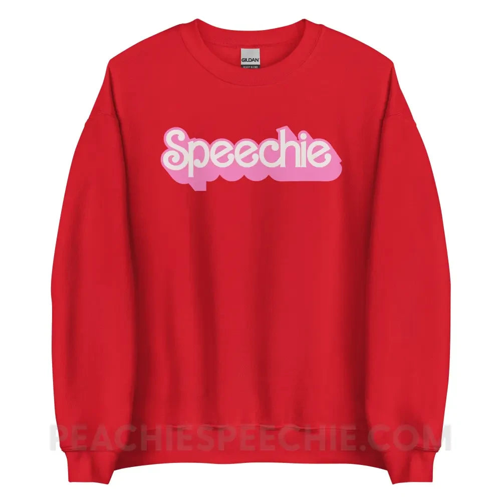 Speechie Doll Classic Sweatshirt - Red / S - peachiespeechie.com