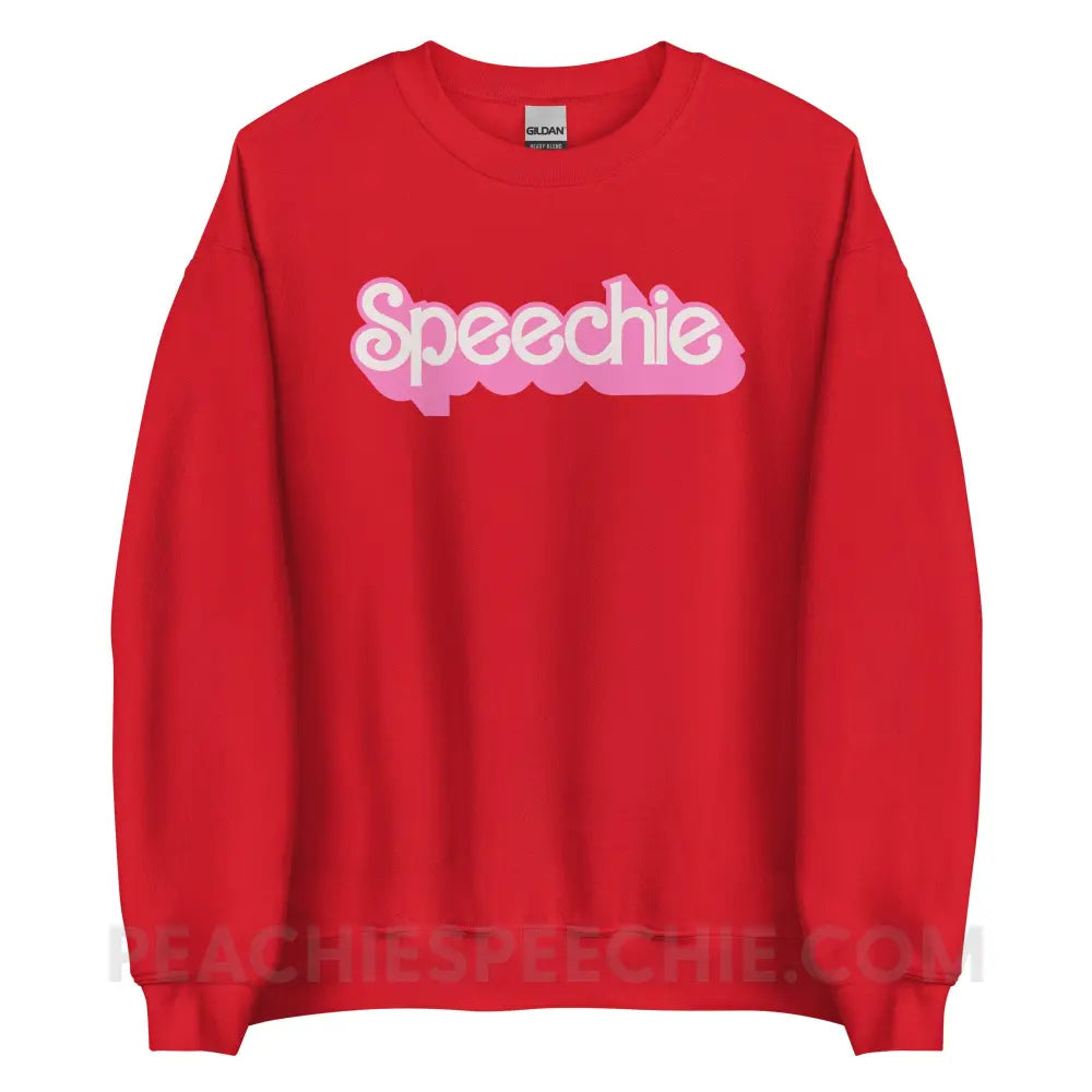 Speechie Doll Classic Sweatshirt - Red / S - peachiespeechie.com