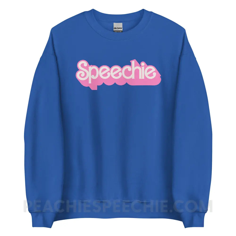 Speechie Doll Classic Sweatshirt - Royal / S - peachiespeechie.com