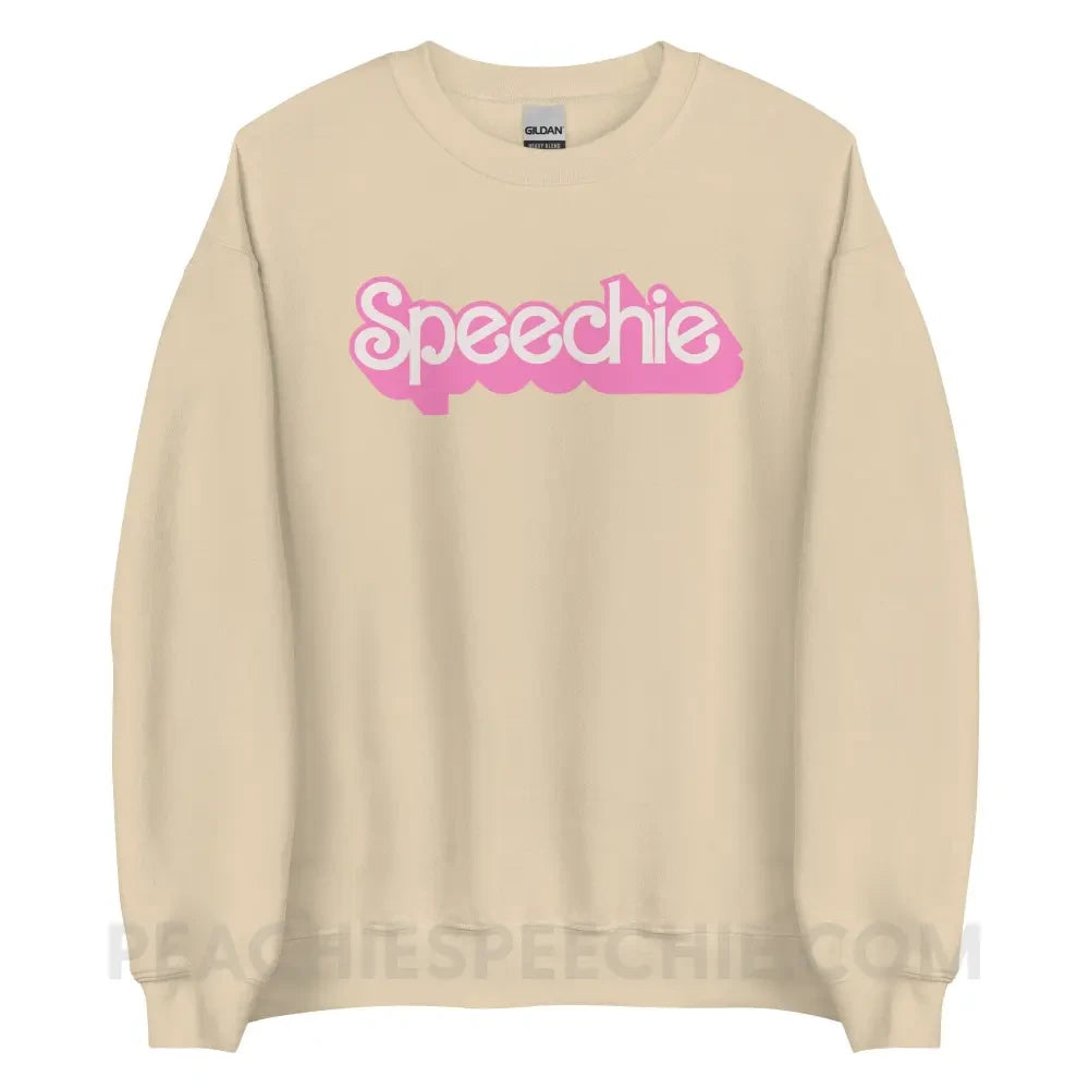Speechie Doll Classic Sweatshirt - Sand / S - peachiespeechie.com