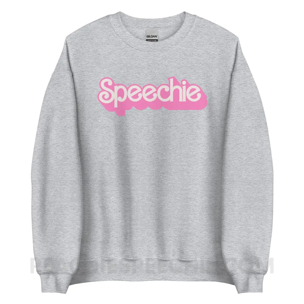 Speechie Doll Classic Sweatshirt - Sport Grey / S - peachiespeechie.com