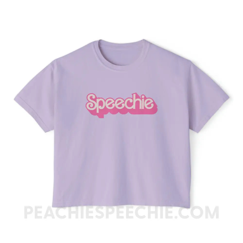 Speechie Doll Comfort Colors Boxy Tee - Orchid / S - T - Shirt peachiespeechie.com