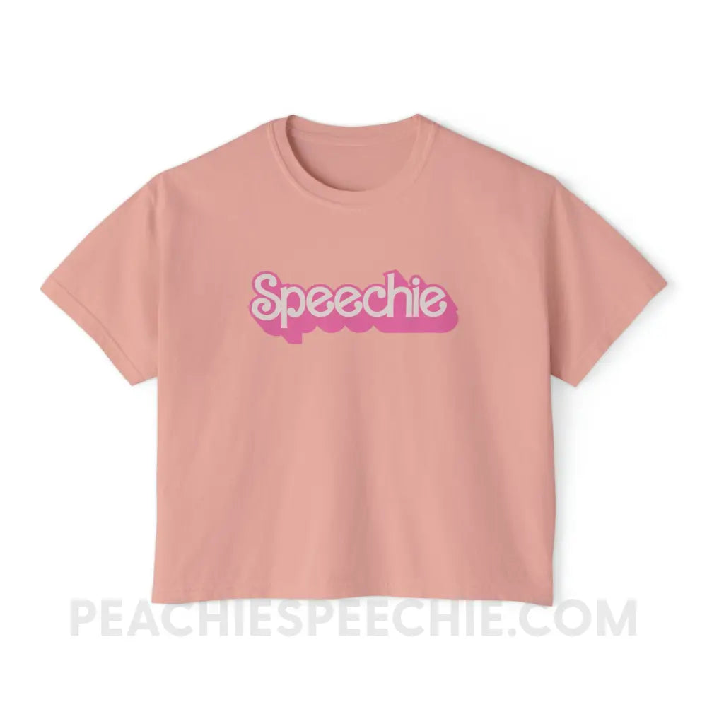 Speechie Doll Comfort Colors Boxy Tee - Peachy / S - T - Shirt peachiespeechie.com