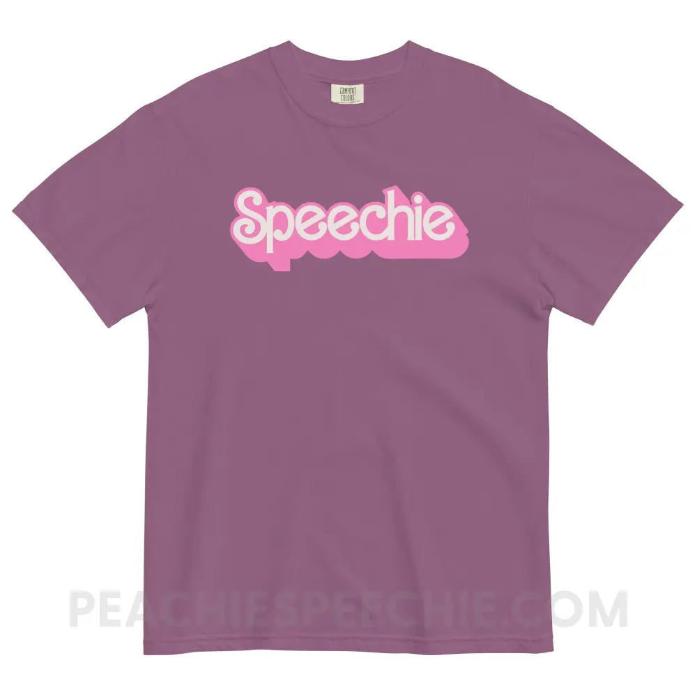 Speechie Doll Comfort Colors Tee - Berry / S - peachiespeechie.com