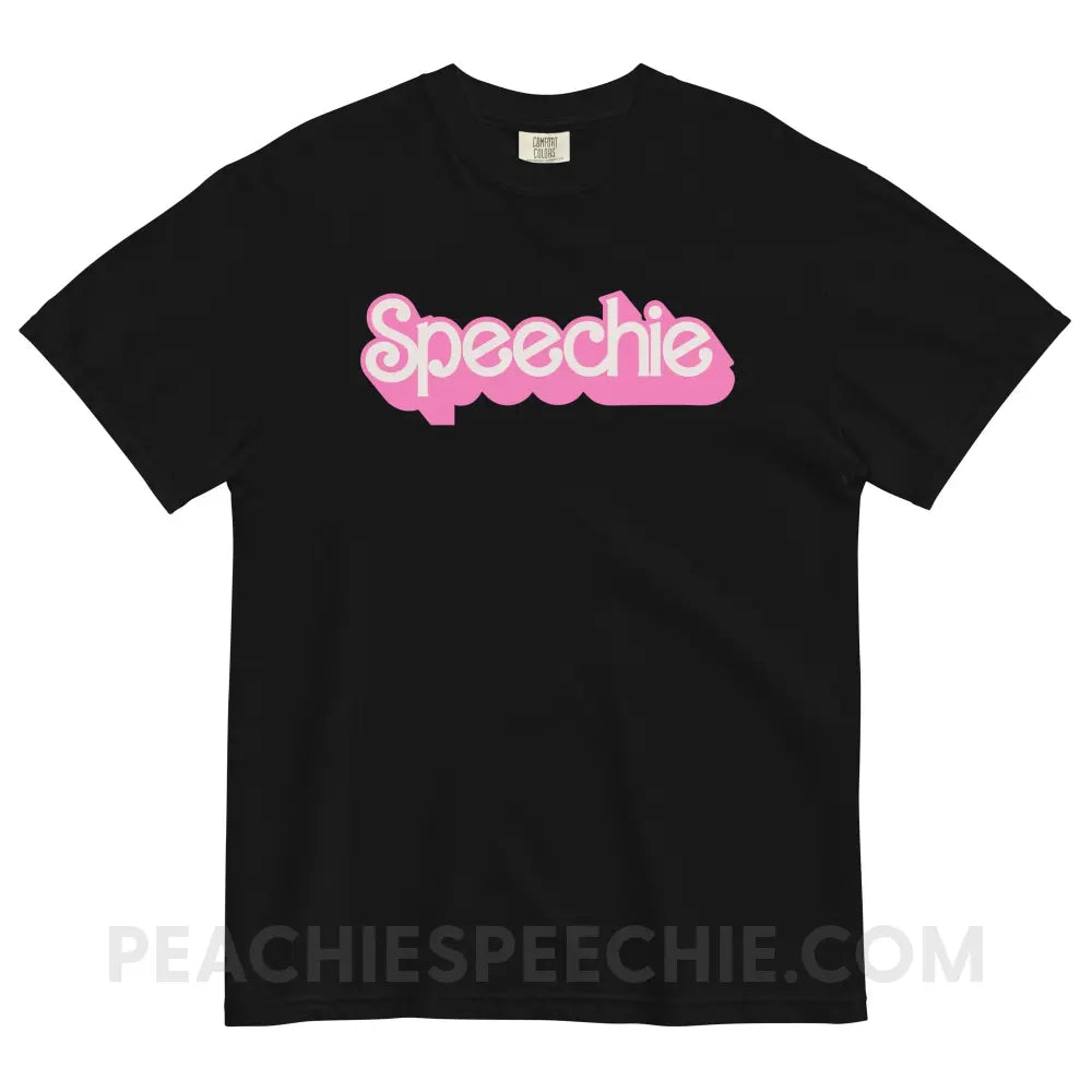 Speechie Doll Comfort Colors Tee - Black / S - peachiespeechie.com