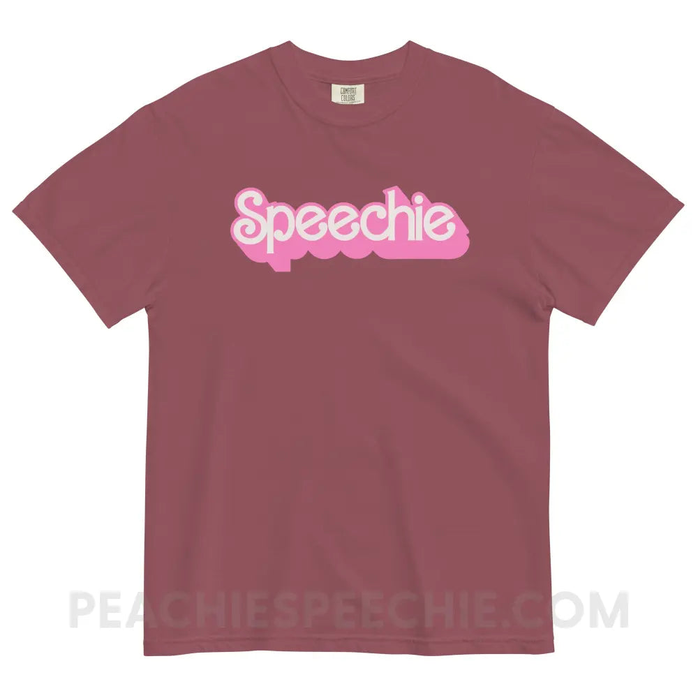 Speechie Doll Comfort Colors Tee - Brick / S - peachiespeechie.com