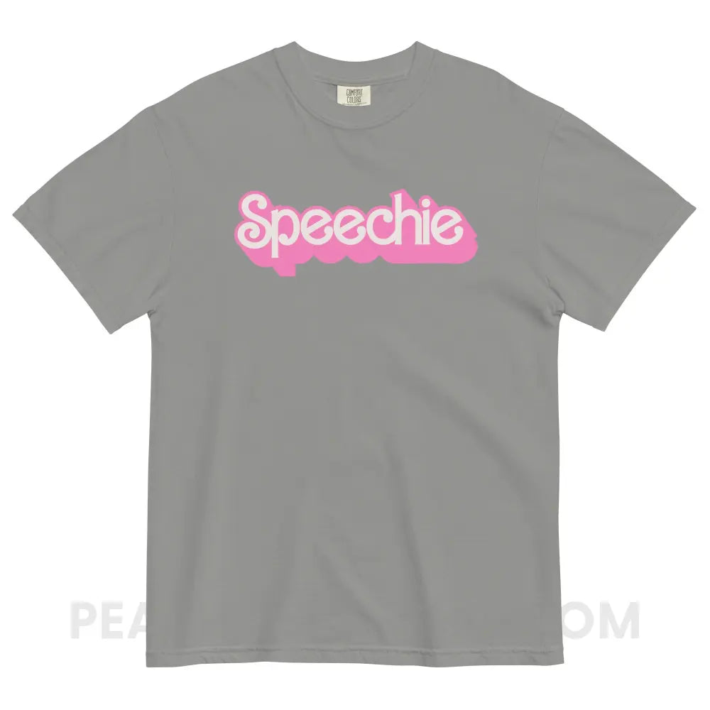 Speechie Doll Comfort Colors Tee - Grey / S - peachiespeechie.com