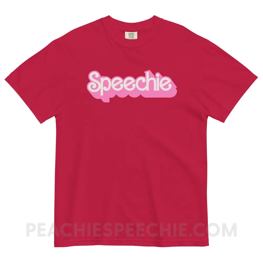Speechie Doll Comfort Colors Tee - Red / S - peachiespeechie.com
