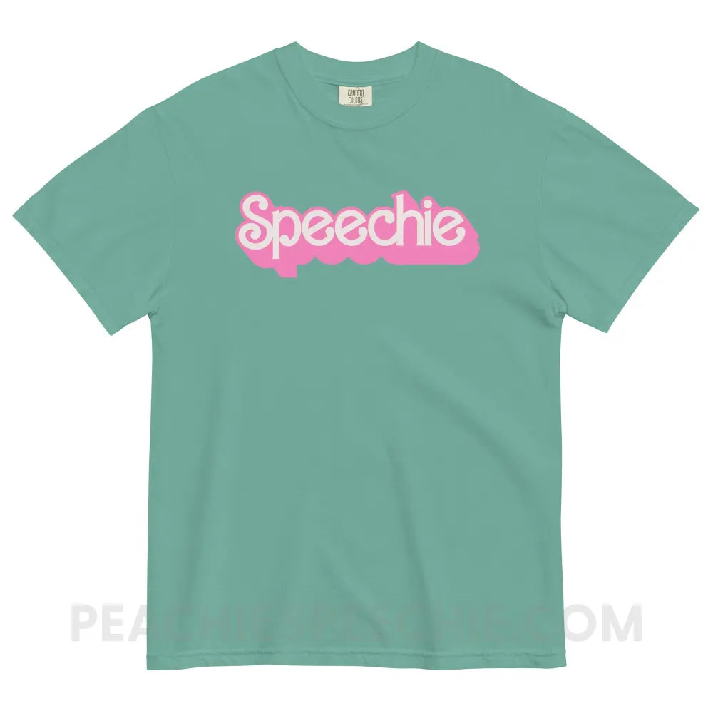 Speechie Doll Comfort Colors Tee - Seafoam / S - peachiespeechie.com