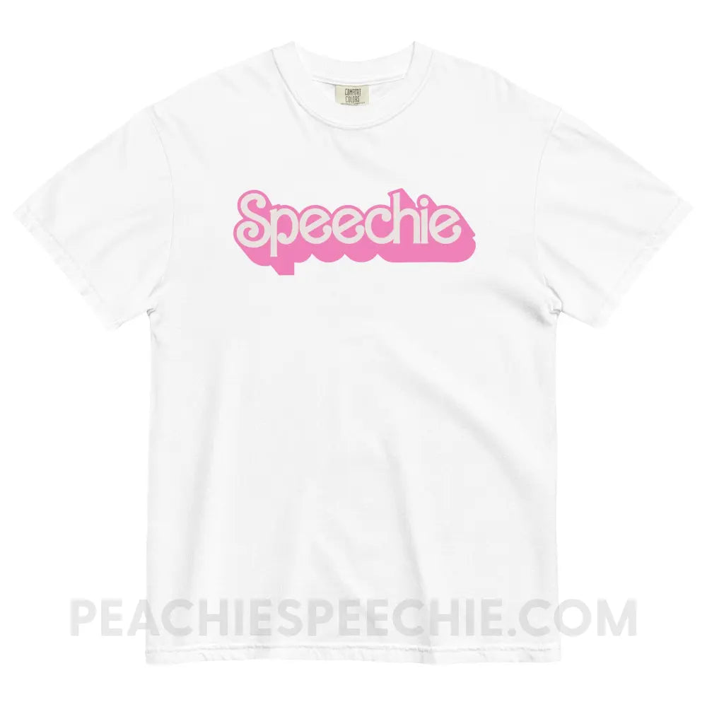 Speechie Doll Comfort Colors Tee - White / S - peachiespeechie.com