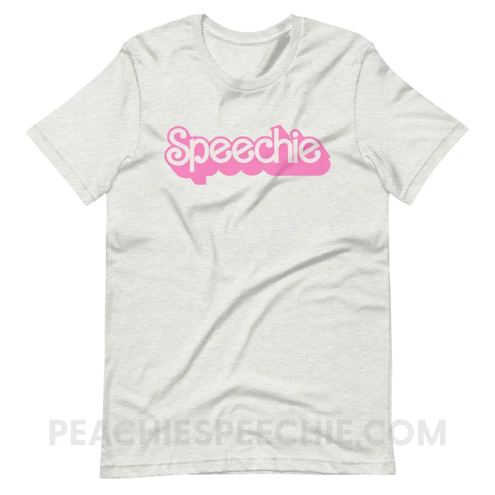 Speechie Doll Premium Soft Tee - Ash / S - peachiespeechie.com
