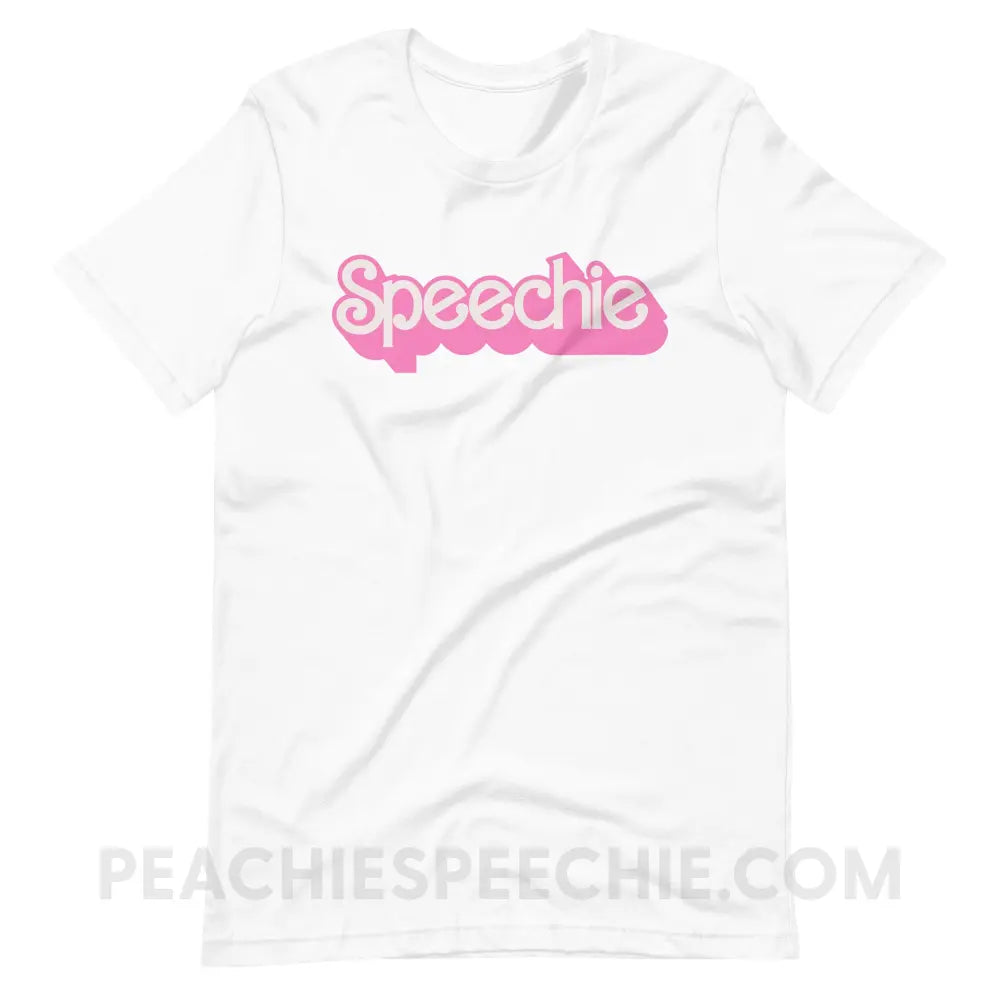 Speechie Doll Premium Soft Tee - White / XS - peachiespeechie.com
