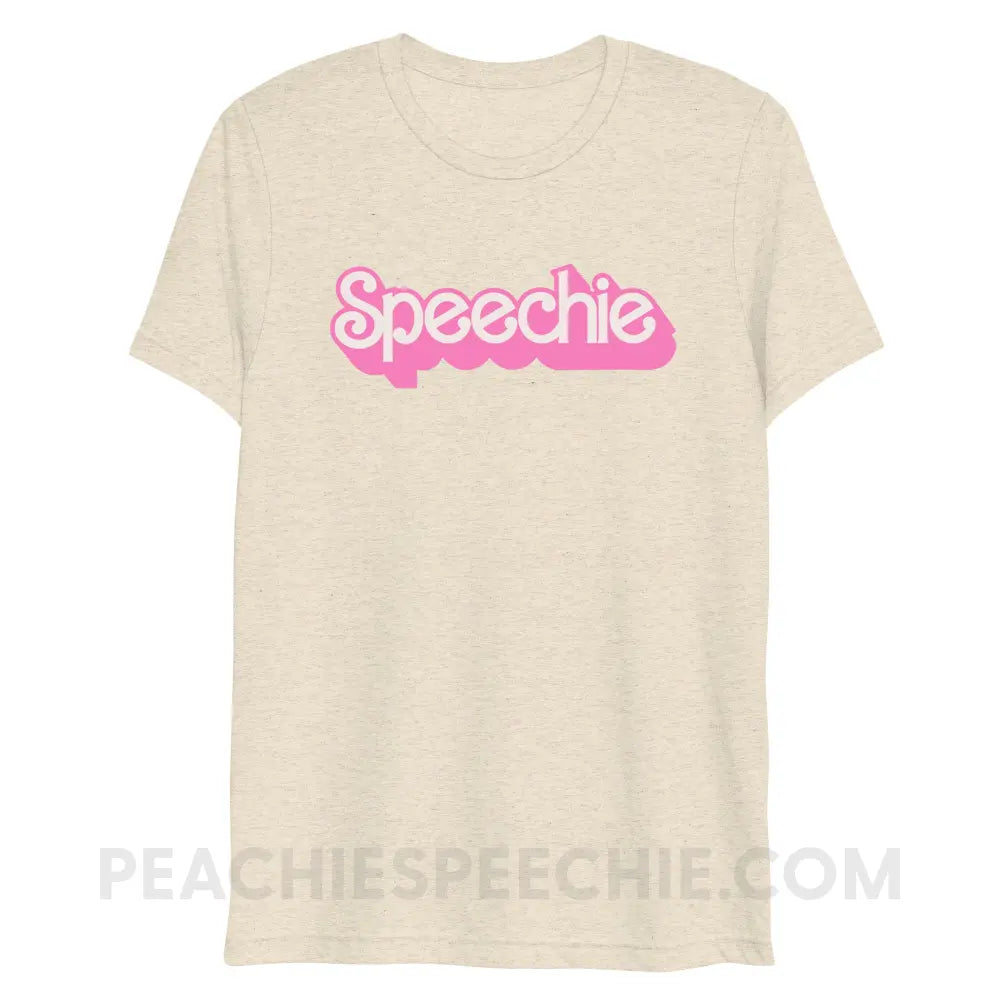 Speechie Doll Tri-Blend Tee - Oatmeal Triblend / XS - peachiespeechie.com