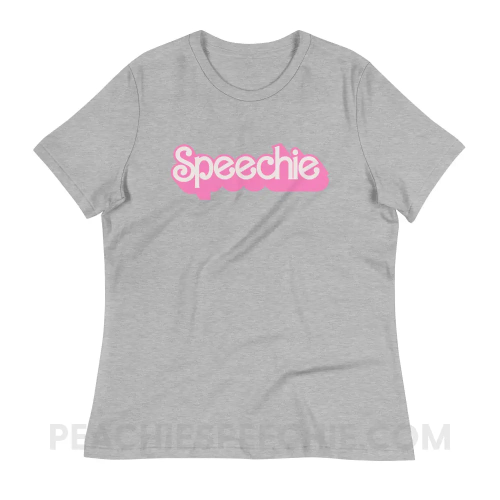 Speechie Doll Women’s Relaxed Tee - Athletic Heather / S peachiespeechie.com