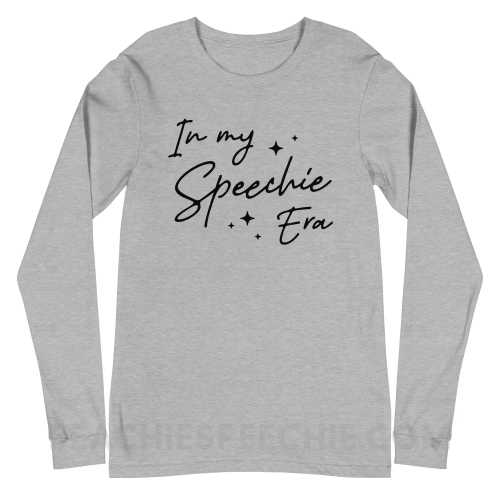 In My Speechie Era Premium Long Sleeve - Athletic Heather / XS - peachiespeechie.com