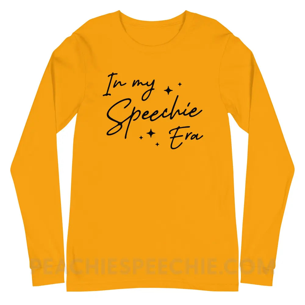 In My Speechie Era Premium Long Sleeve - Gold / S - peachiespeechie.com