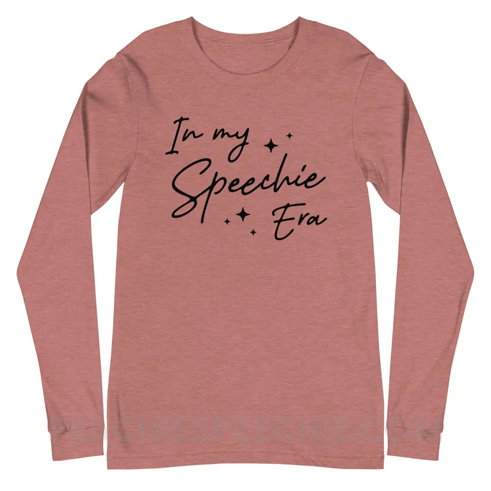 In My Speechie Era Premium Long Sleeve - Heather Mauve / XS - peachiespeechie.com