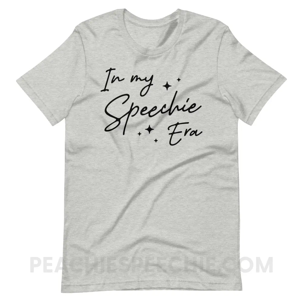 In My Speechie Era Premium Soft Tee - Athletic Heather / XS - T-Shirts & Tops peachiespeechie.com