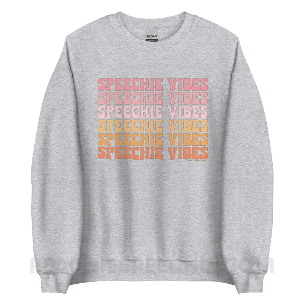 Speechie Vibes Classic Sweatshirt - Sport Grey / S peachiespeechie.com