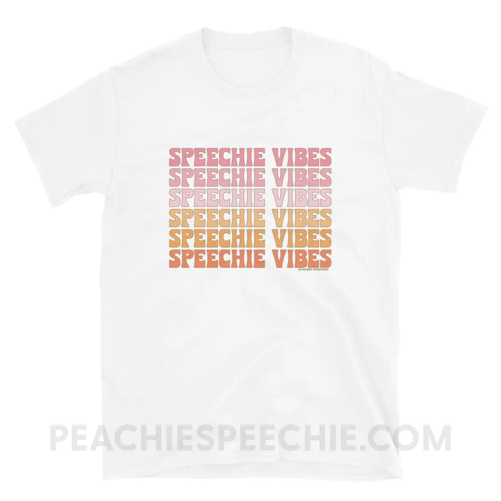 Speechie Vibes Classic Tee - White / S - T-Shirt peachiespeechie.com