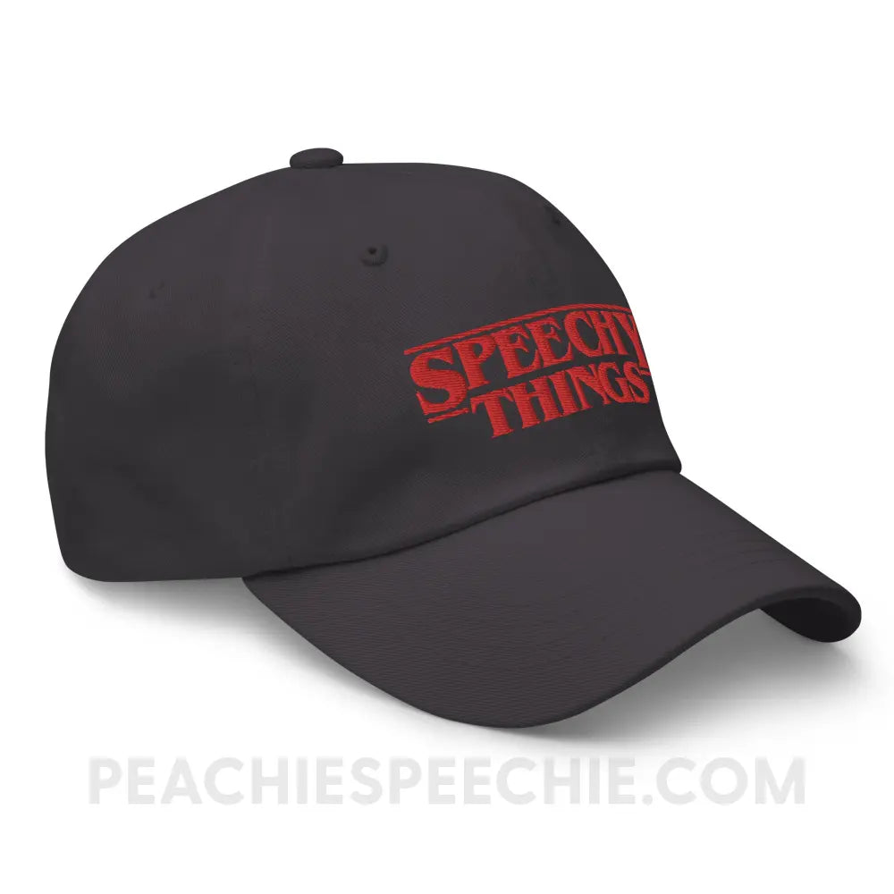 Speechy Things Relaxed hat - Dark Grey - peachiespeechie.com