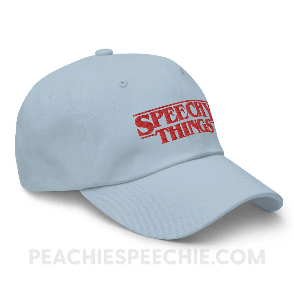 Speechy Things Relaxed hat - Light Blue - peachiespeechie.com