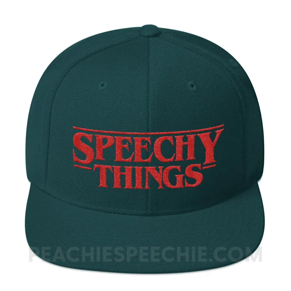 Speechy Things Premium Ball Cap - Spruce - Hats peachiespeechie.com
