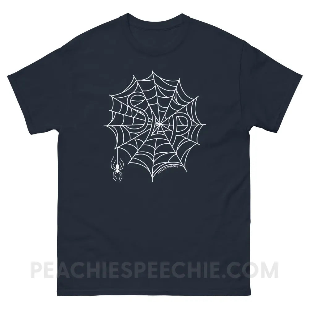 Spider Web SLP Basic Tee - Navy / S - T-Shirt peachiespeechie.com