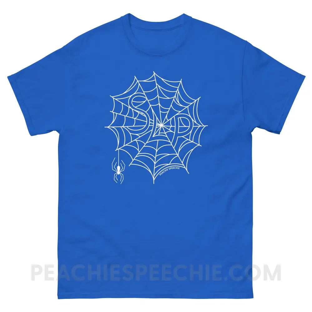 Spider Web SLP Basic Tee - Royal / S - T-Shirt peachiespeechie.com