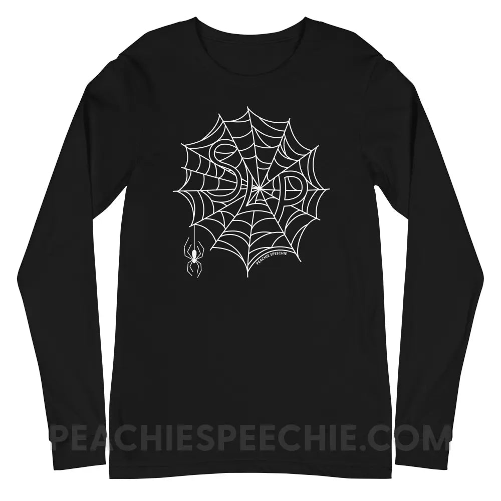 Spider Web SLP Premium Long Sleeve - Black / XS - peachiespeechie.com