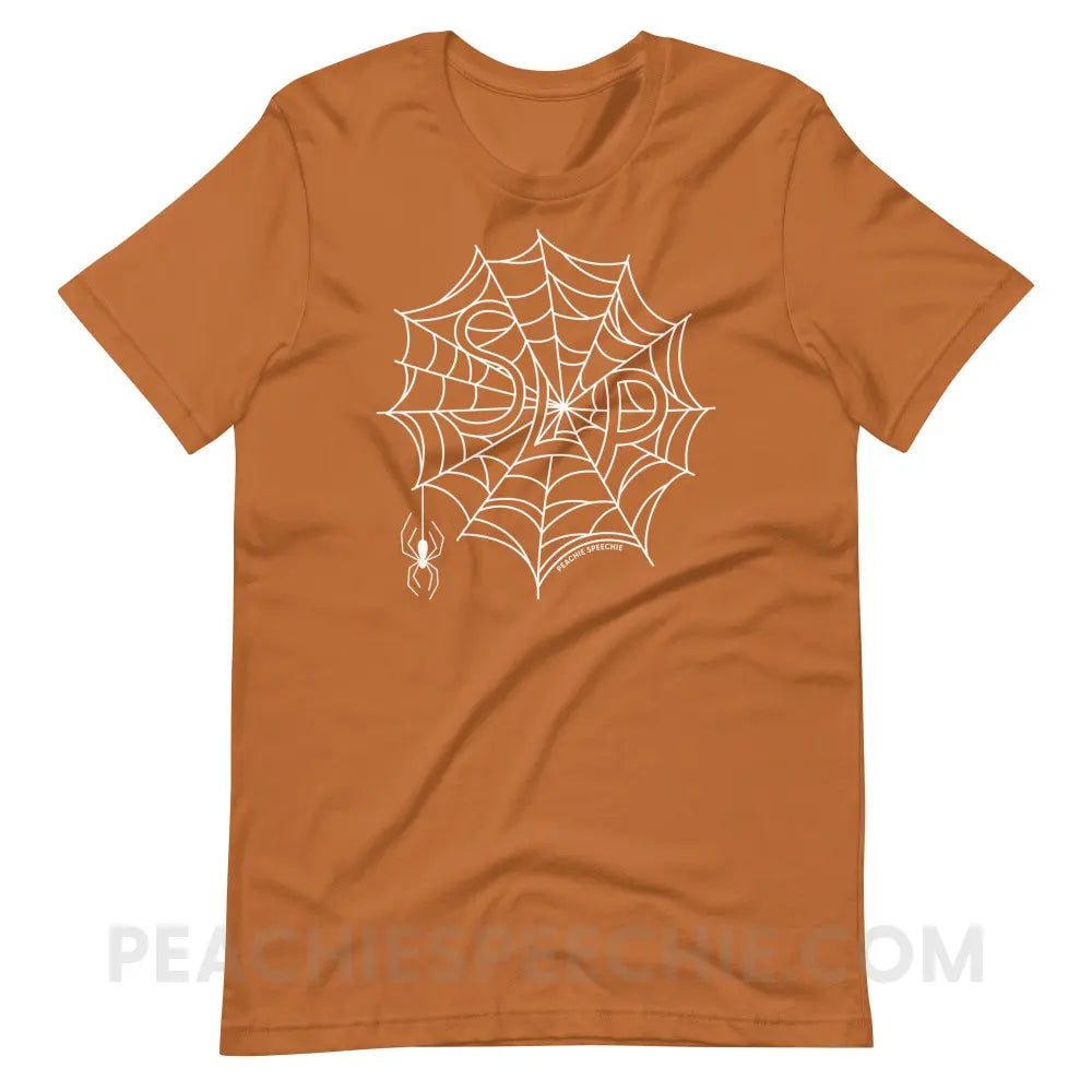 Spider Web SLP Premium Soft Tee - Toast / XS - peachiespeechie.com