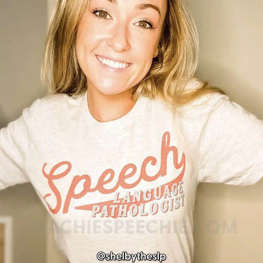 Sporty Speech Premium Soft Tee - T - Shirts & Tops peachiespeechie.com
