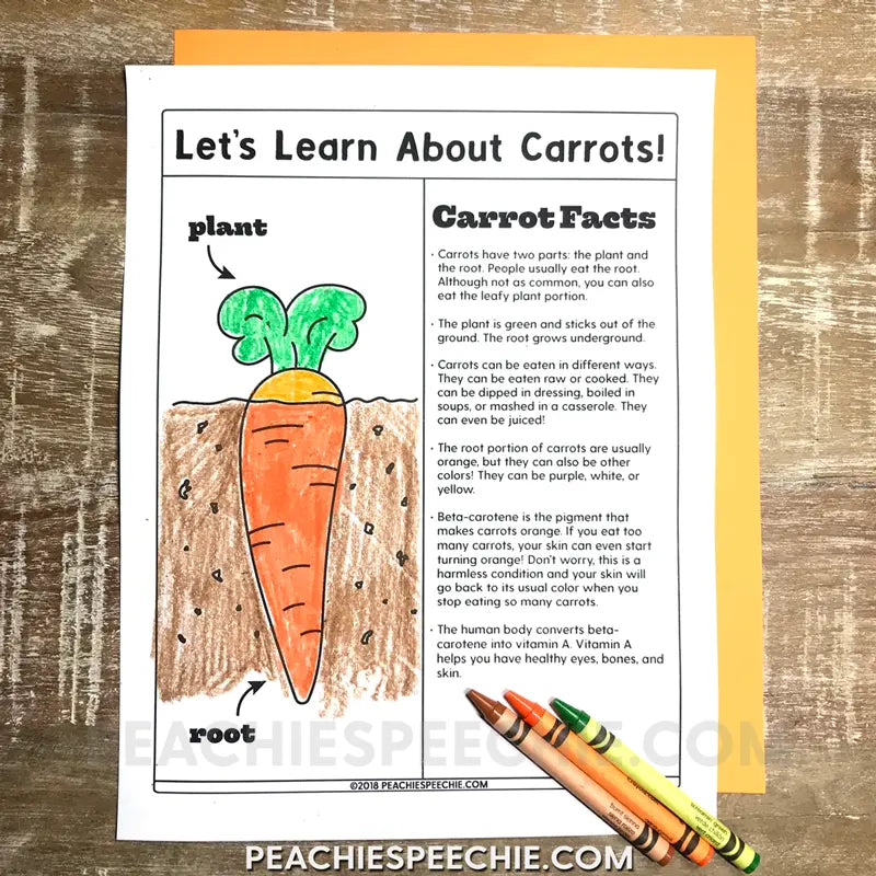 Spring Language Pack: Bunnies and Carrots - Materials peachiespeechie.com