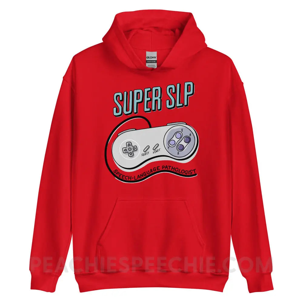Super SLP Retro Controller Classic Hoodie - Red / S - peachiespeechie.com