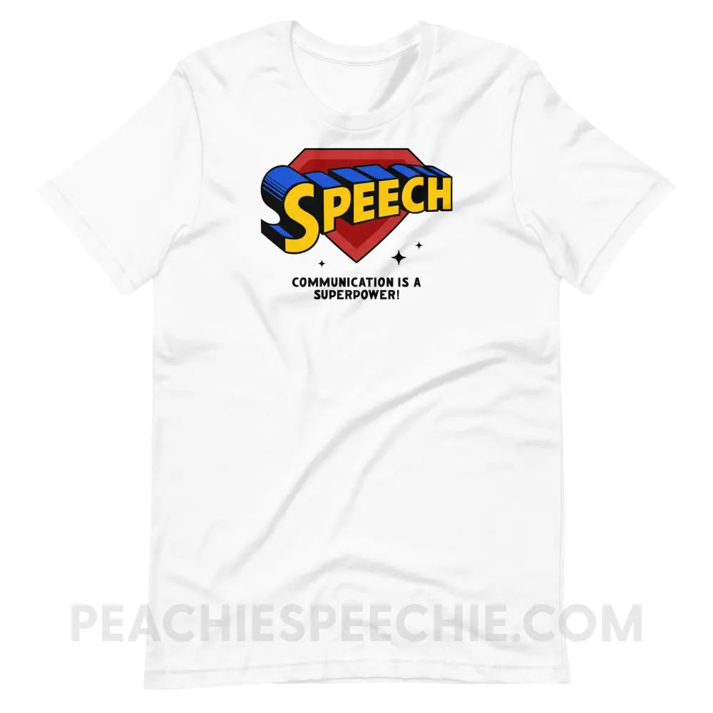 Super Speech Premium Soft Tee peachiespeechie.com