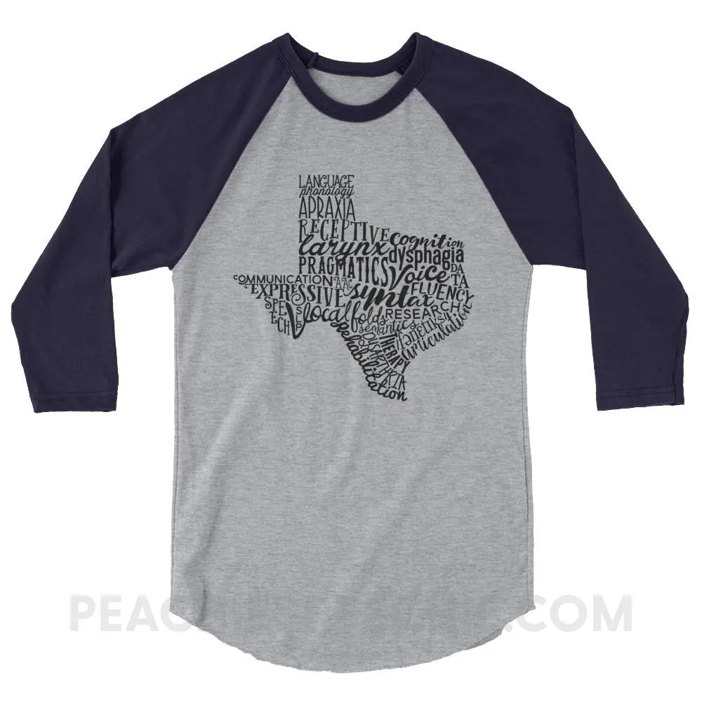 Texas SLP Baseball Tee - T-Shirts & Tops peachiespeechie.com